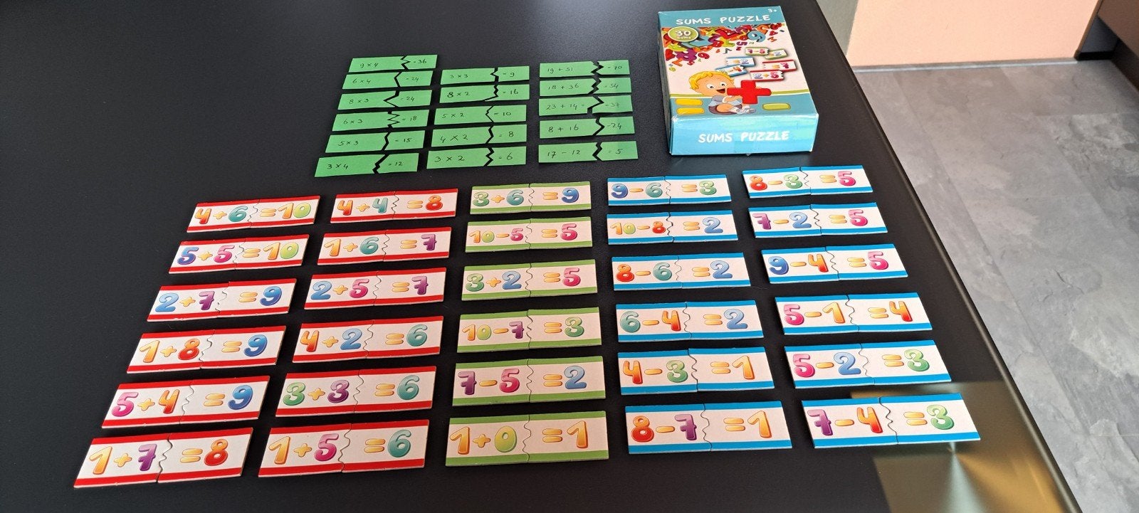 Rekenen spelenderwijs met puzzels. Plus en minsommen., Ophalen of Verzenden, Rekenen