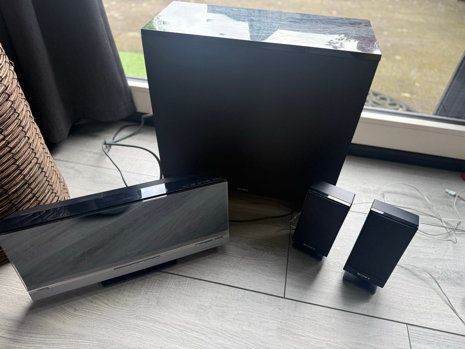 Sony DAV-F200 2.1 Home Cinema Set met afstandsbediening, Gebruikt, 2.1-systeem, Ophalen of Verzenden, Sony