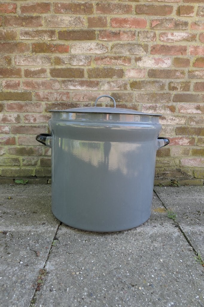 Zeer grote emaille pan inhoud 80 liter in een mooie staat, Ophalen, Zo goed als nieuw, Emaille, Overige typen