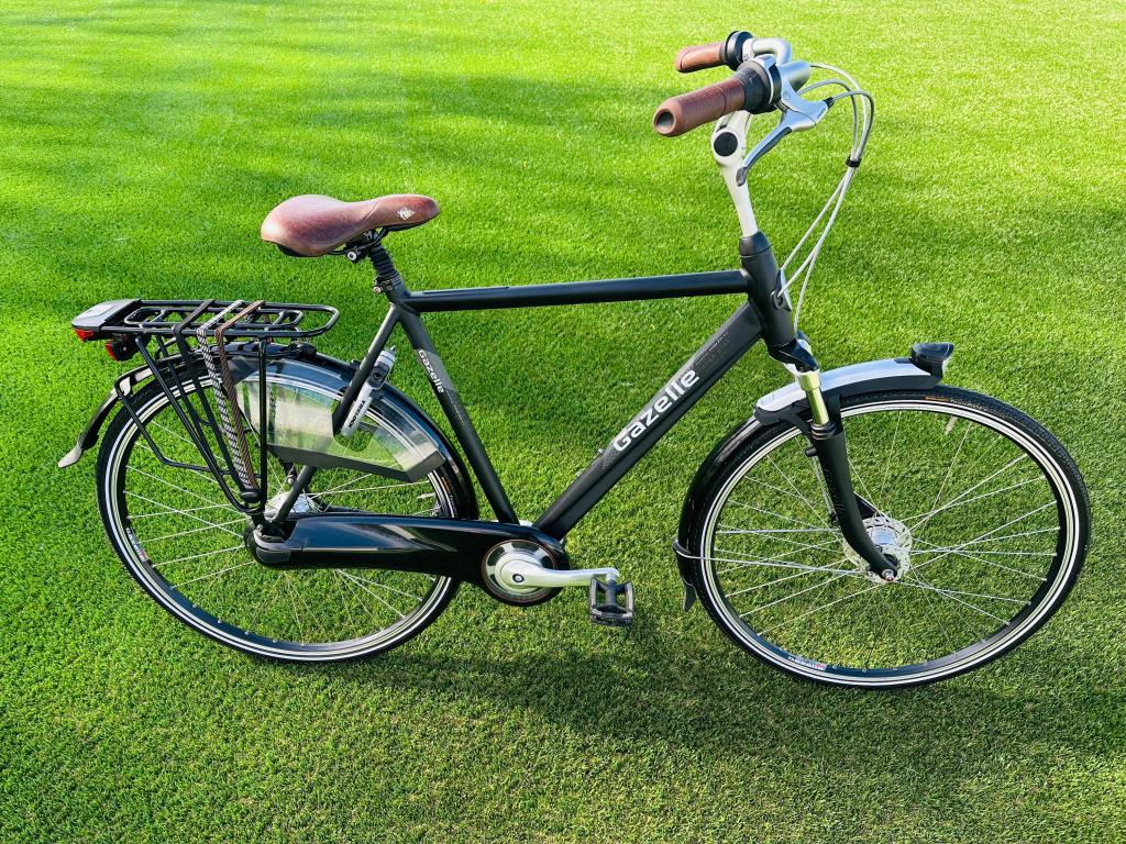 Gazelle orange plus herenfiets in nieuwstaat, Niet ingevuld, Vering, Niet ingevuld, Ophalen of Verzenden
