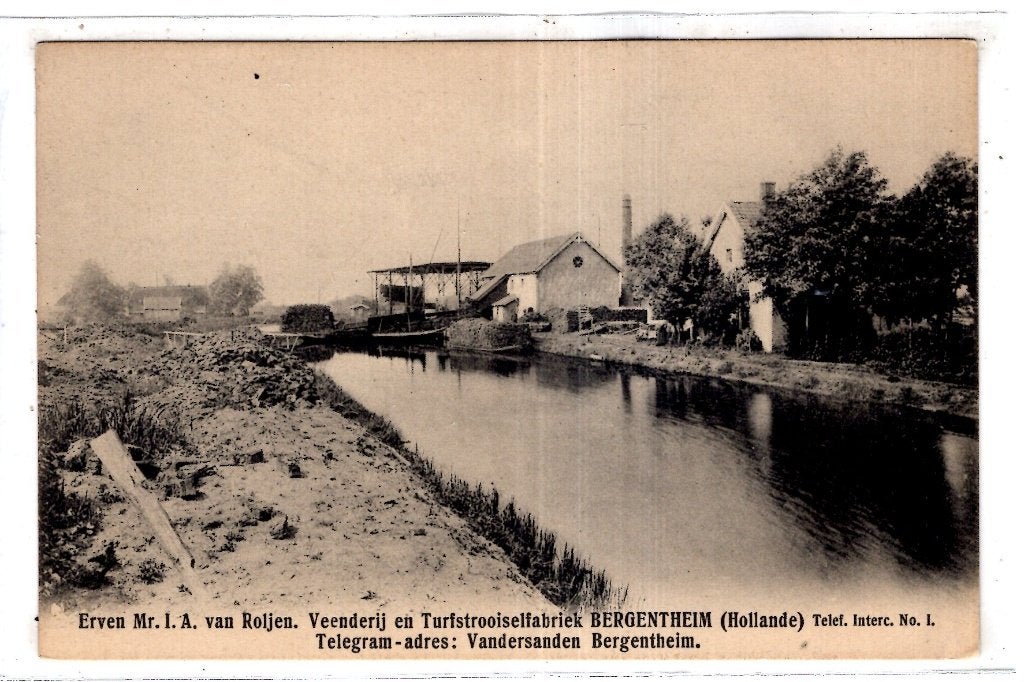 Bergentheim Veen-Turfstrooi Fabriek, Verzenden, Voor 1920, Ongelopen, Overijssel