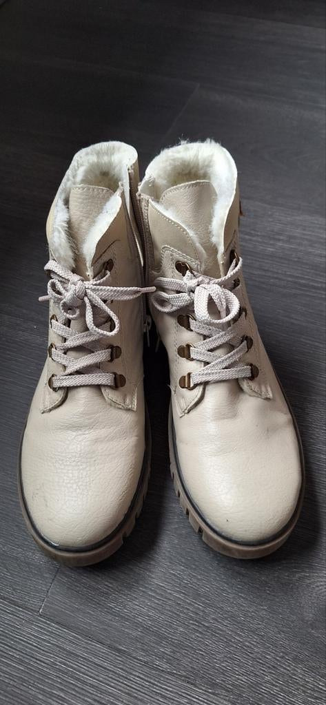 Hoge schoenen / Rieker., Kleding | Dames, Schoenen, Verzenden, Beige, Overige typen, Zo goed als nieuw