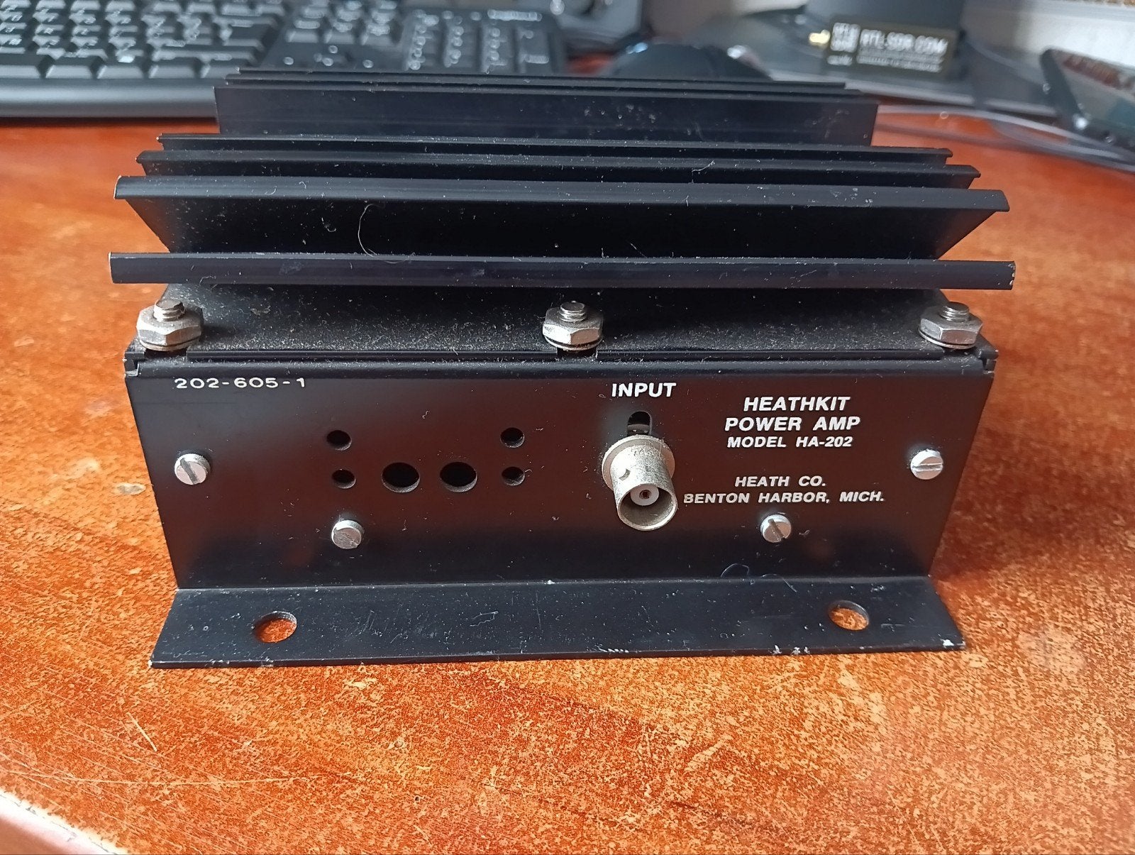 Heathkit HA-202 Power Amp - Vintage Radio Versterker, Ophalen of Verzenden, Gebruikt, Zender