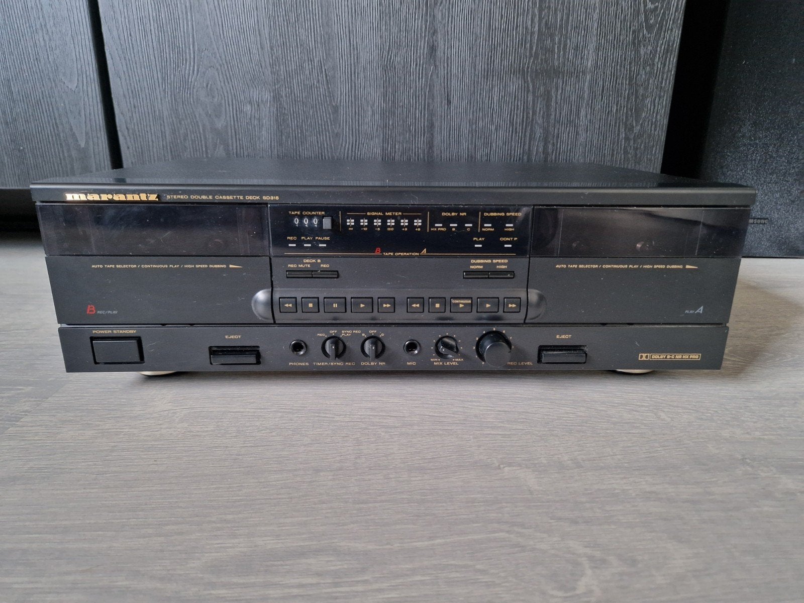 Marantz SD315 vintage cassettespeler, getest en werkt, Ophalen of Verzenden, Marantz