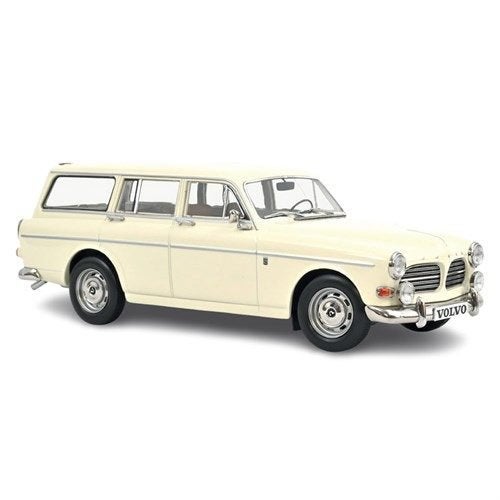 Volvo Amazon Break 1968 Pearl Wit Schaal 1/18 Norev, Auto, Norev, Ophalen of Verzenden, Norev
