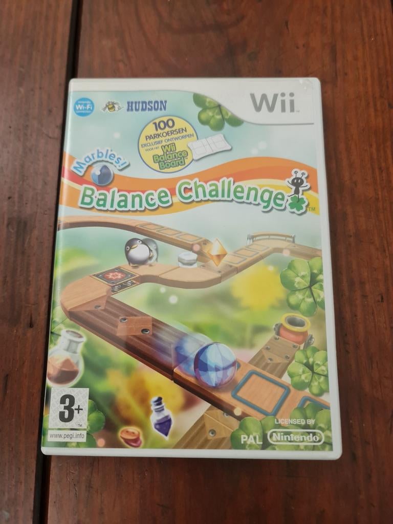 Marbles! Balance Challenge Wii - Zo goed als nieuw, Puzzel en Educatief, Eén computer, Ophalen of Verzenden, Zo goed als nieuw