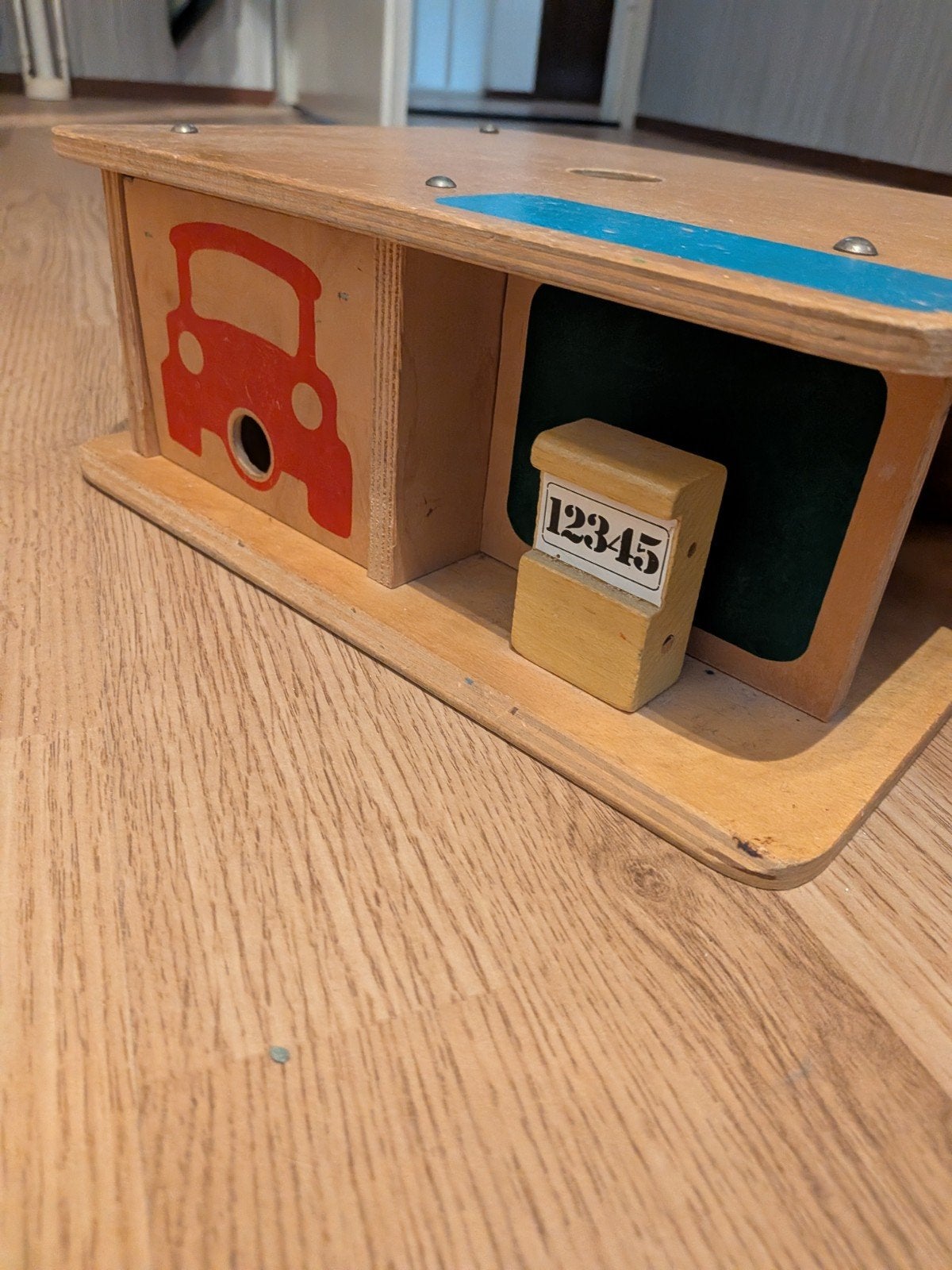 Vintage Sio houten garage met oprit, Ophalen of Verzenden, Gebruikt, Overige typen