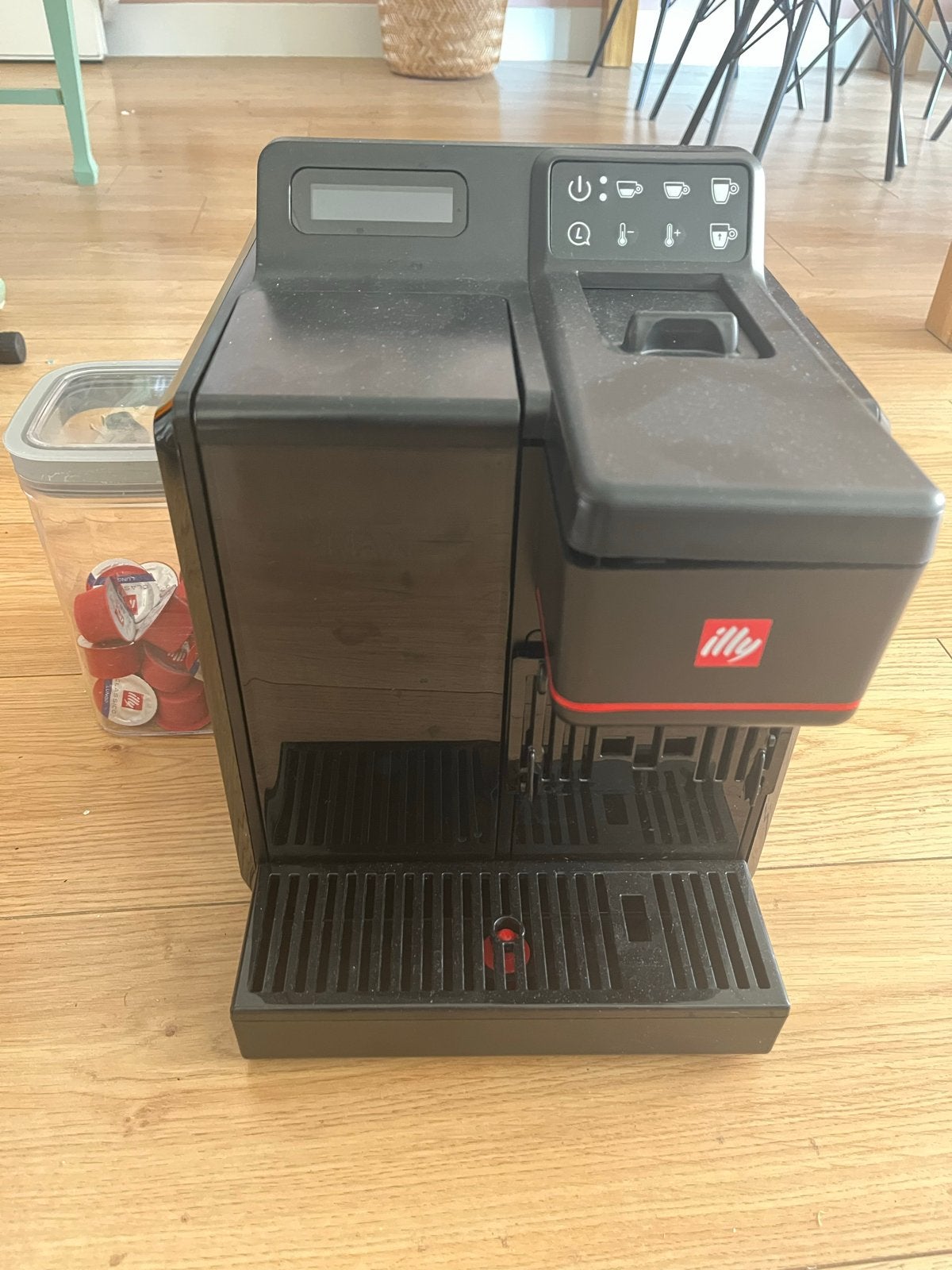 Illy koffiemachine - Zwart, Ophalen, Koffiepads en cups, Gebruikt, Espresso apparaat