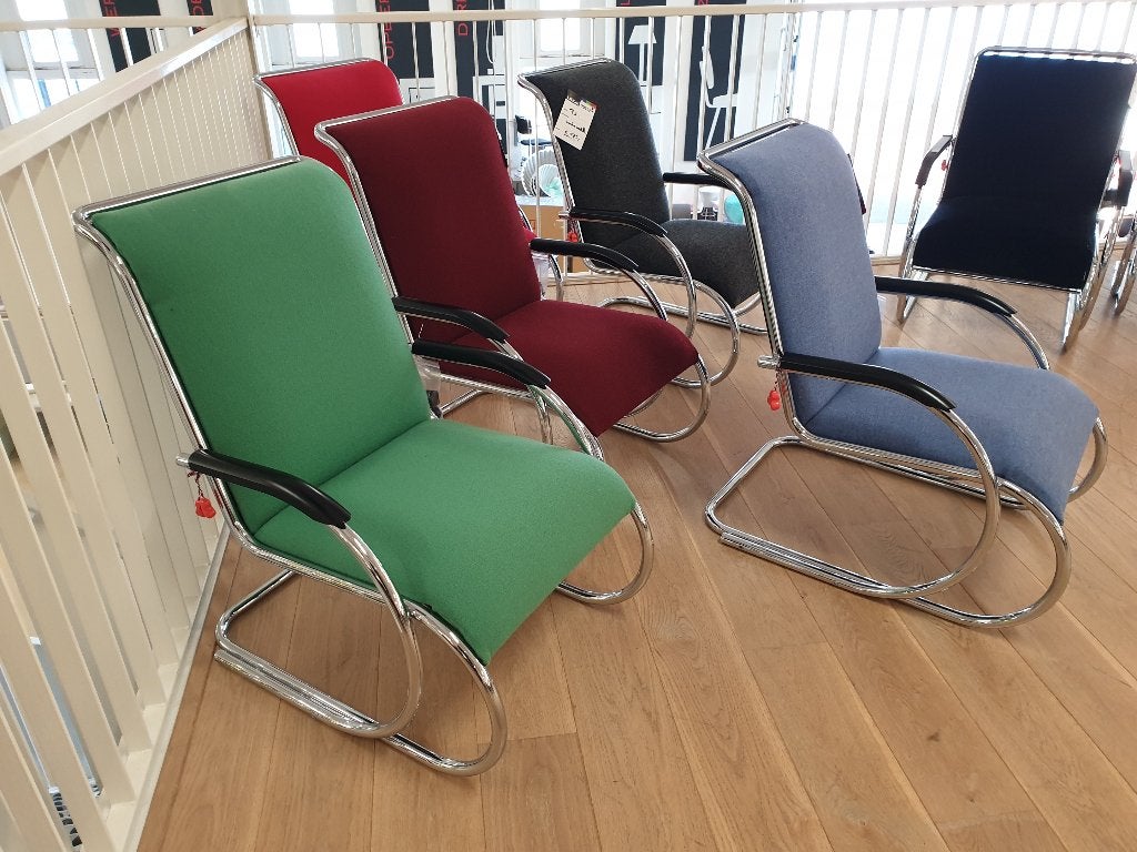 Paul Schuitema Fauteuils Dutch Originals, Ophalen, 75 tot 100 cm, Zo goed als nieuw, Metaal