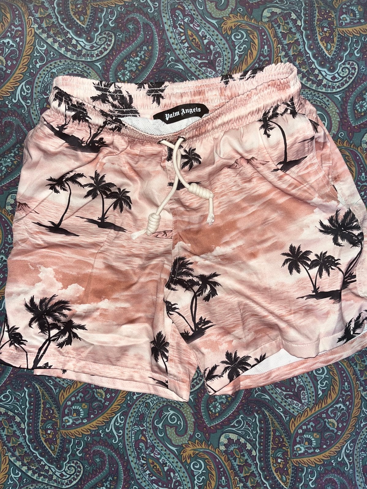 Palm Angels zwembroek maat M, Kleding | Dames, Ophalen, Zo goed als nieuw, Maat 38/40 (M), Boven de knie