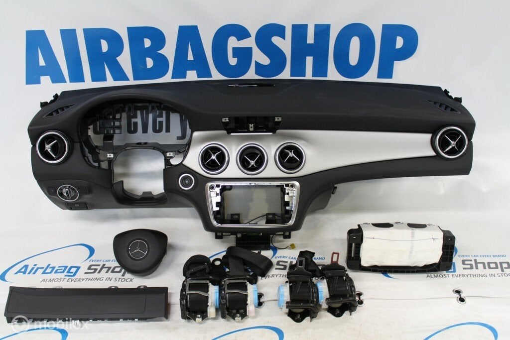 Airbag set - Dashboard zwart & wit Mercedes CLA (2015-heden)
