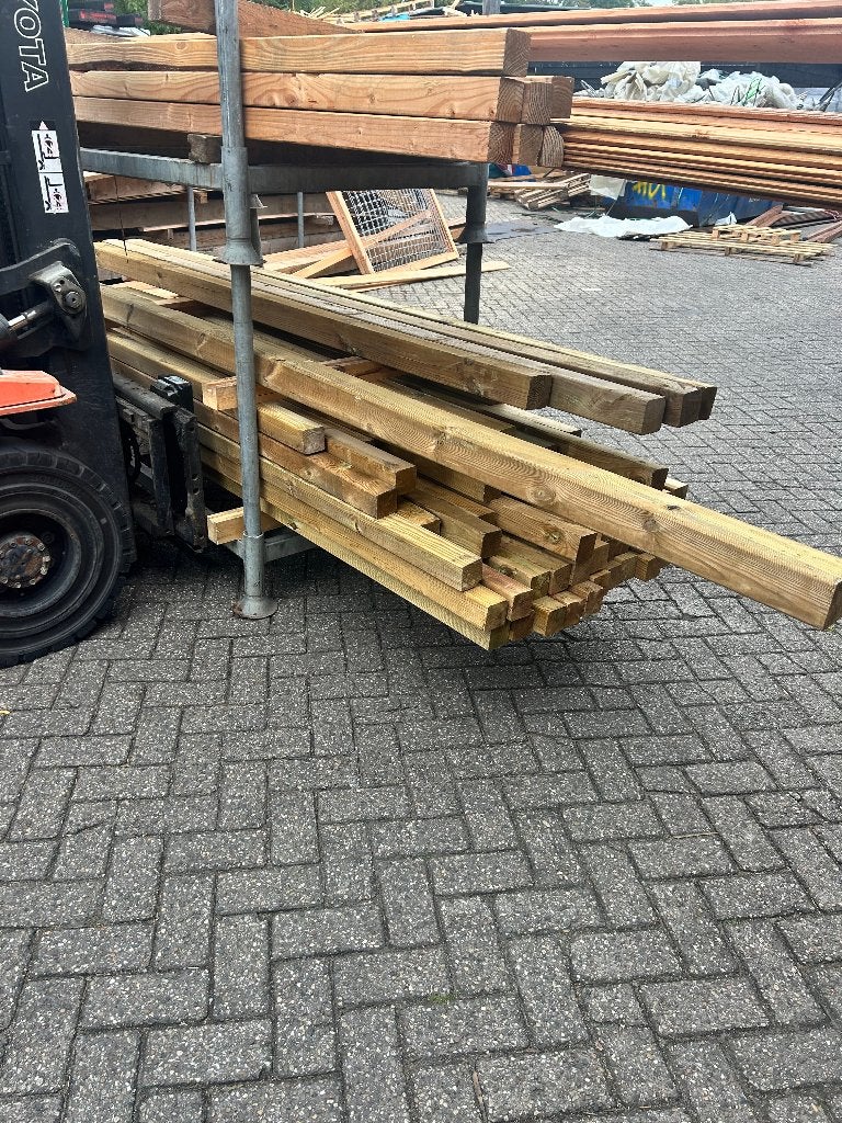 Geïmpregneerde paal 7 x 7, Tuin en Terras, Ophalen of Verzenden, Nieuw, 180 tot 250 cm, Palen