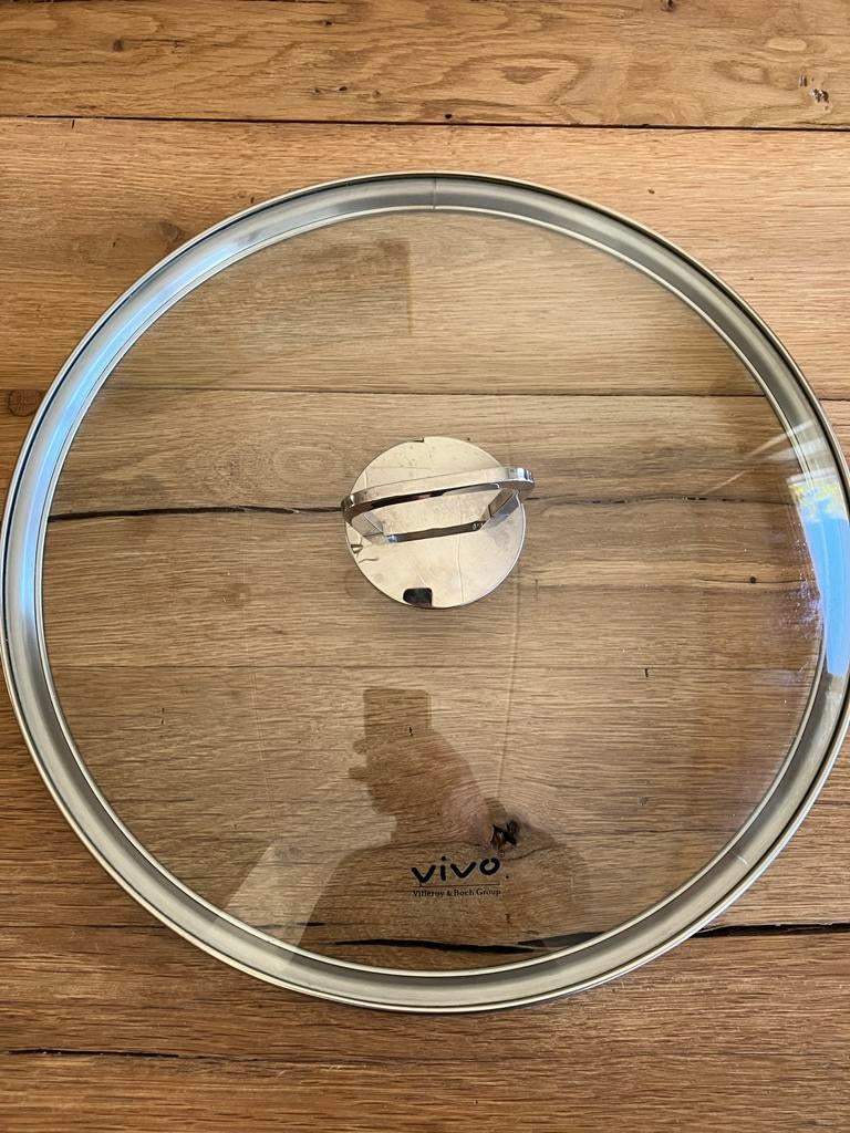 Vivo Villeroy & Boch Glazen deksel voor pan - 30 cm, Ophalen, Zo goed als nieuw, Glas, Overige typen