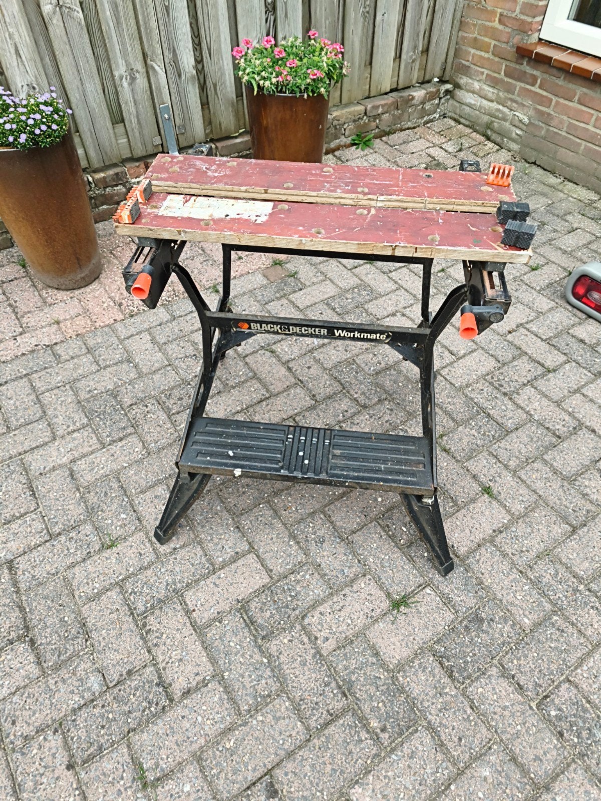 Black & Decker Workmate werkbank - Gebruikt, Doe-het-zelf en Verbouw, Ophalen, Gebruikt, 70 tot 120 cm, Bankschroef