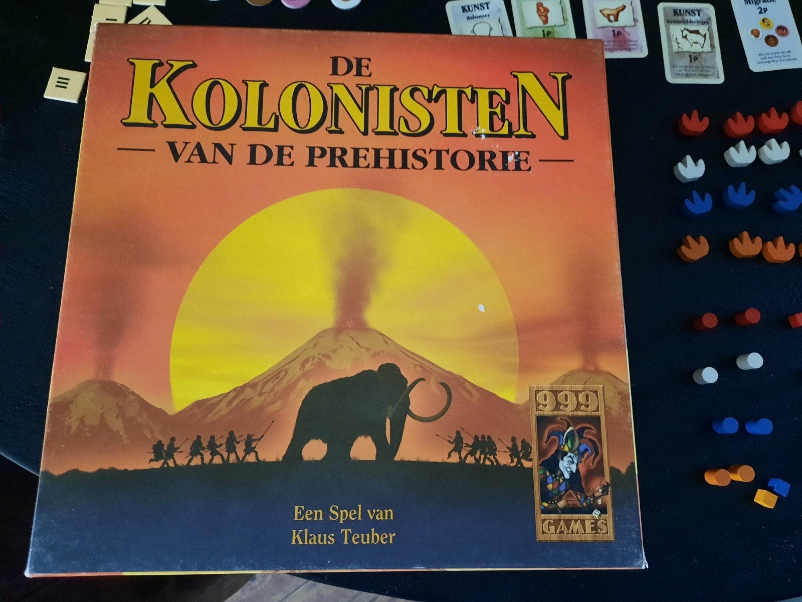 De kolonisten van de prehistorie, een spel van Klaus Teuber, Hobby en Vrije tijd, Gezelschapsspellen | Bordspellen, Ophalen of Verzenden