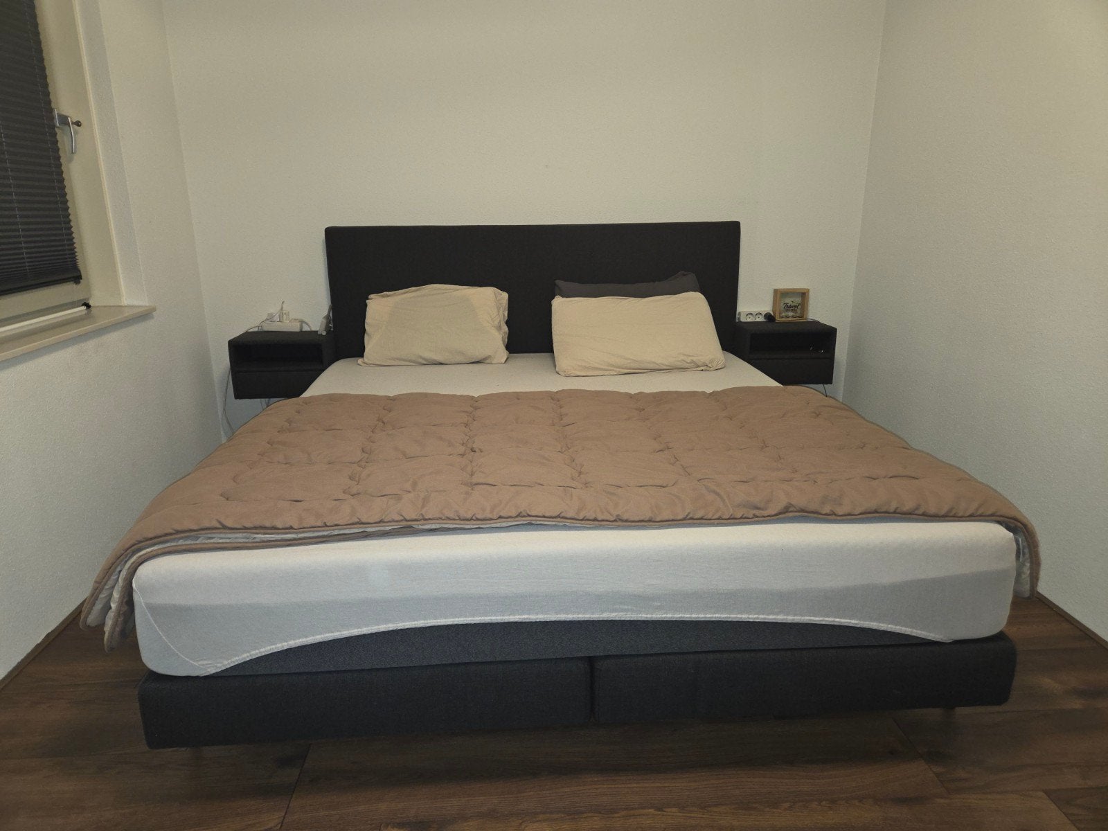 Swiss Sense Boxspring Home 180x200 met nachtkastjes, Ophalen, Gebruikt, Tweepersoons, 180 cm