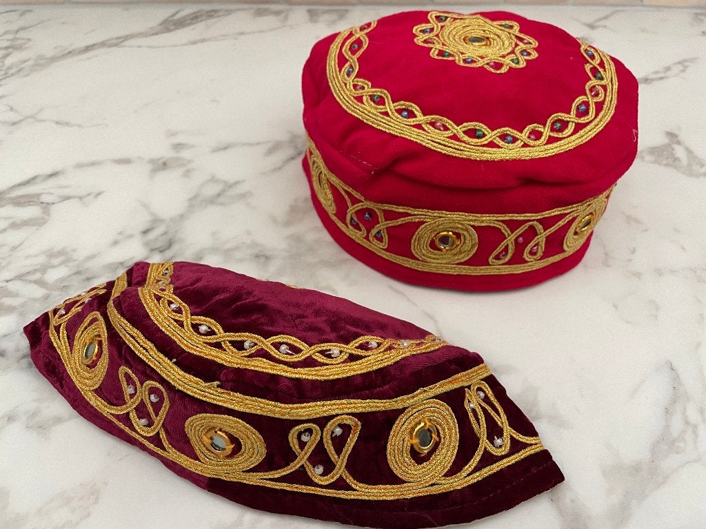 Turkish Kufi 2 Stuks NIEUW, Ophalen of Verzenden, Nieuw, Hoed of Pruik, Overige