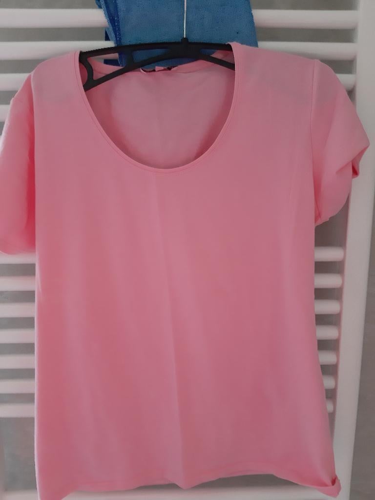 Nieuw Anni Rolfi t-shirt, maat: XL, kleur: roze., Maat 46/48 (XL) of groter, Nieuw, Korte mouw, Roze