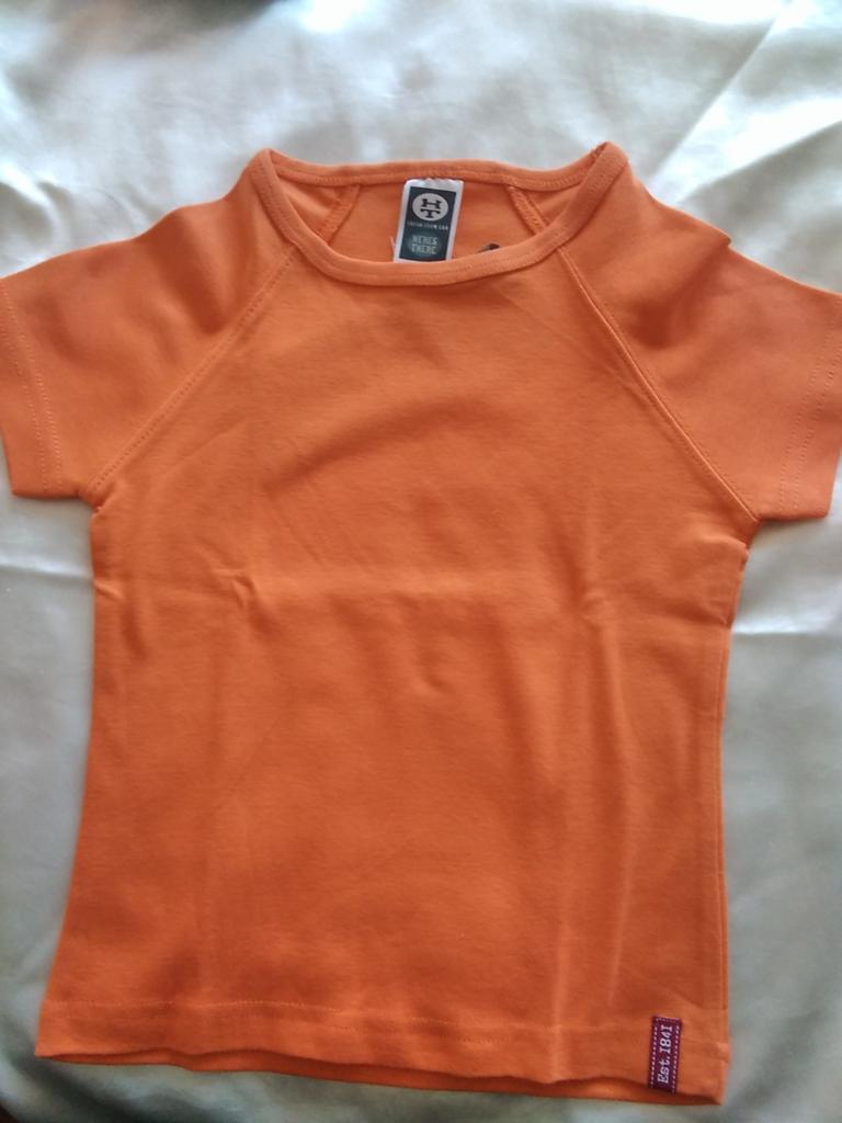 Nieuw Oranje T-shirt voor Kinderen - Maat 122, Jongen of Meisje, H&M, Nieuw, Ophalen of Verzenden