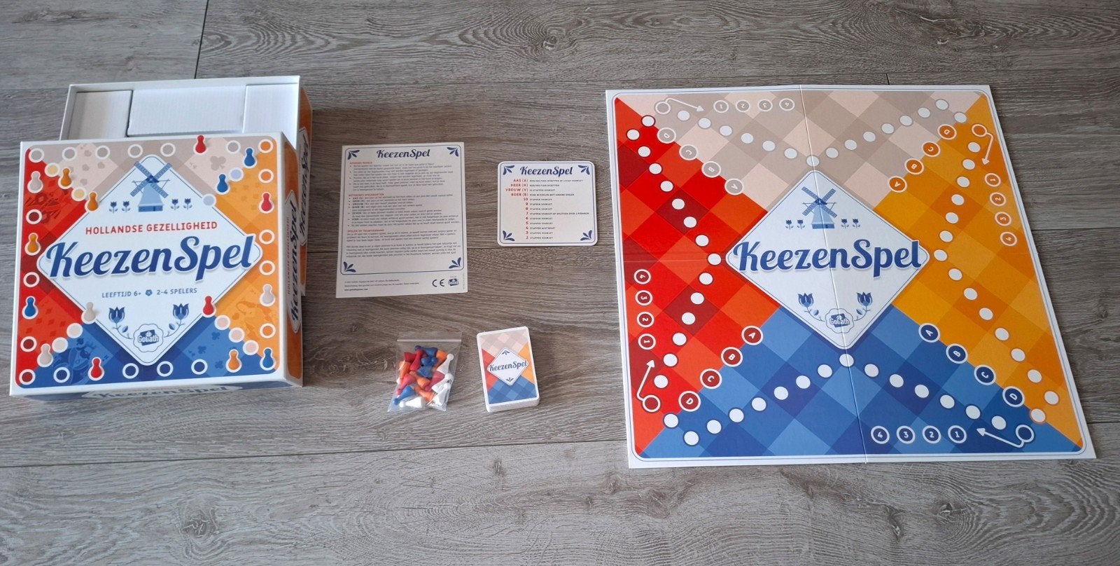 keezenspel Hollandse gezelligheid nieuw, Een of twee spelers, Ophalen of Verzenden, Nieuw