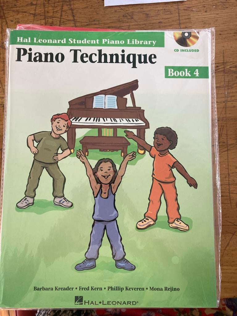 Hal Leonard Piano Technique Boek 4 met CD, Muziek en Instrumenten, Bladmuziek, Klassiek, Les of Cursus, Nieuw, Ophalen of Verzenden