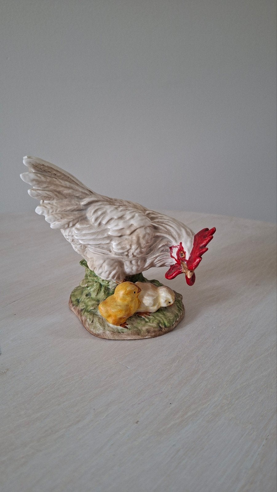 Vintage Goebel Porselein - Kip met kuikens (38 144-11), Ophalen of Verzenden