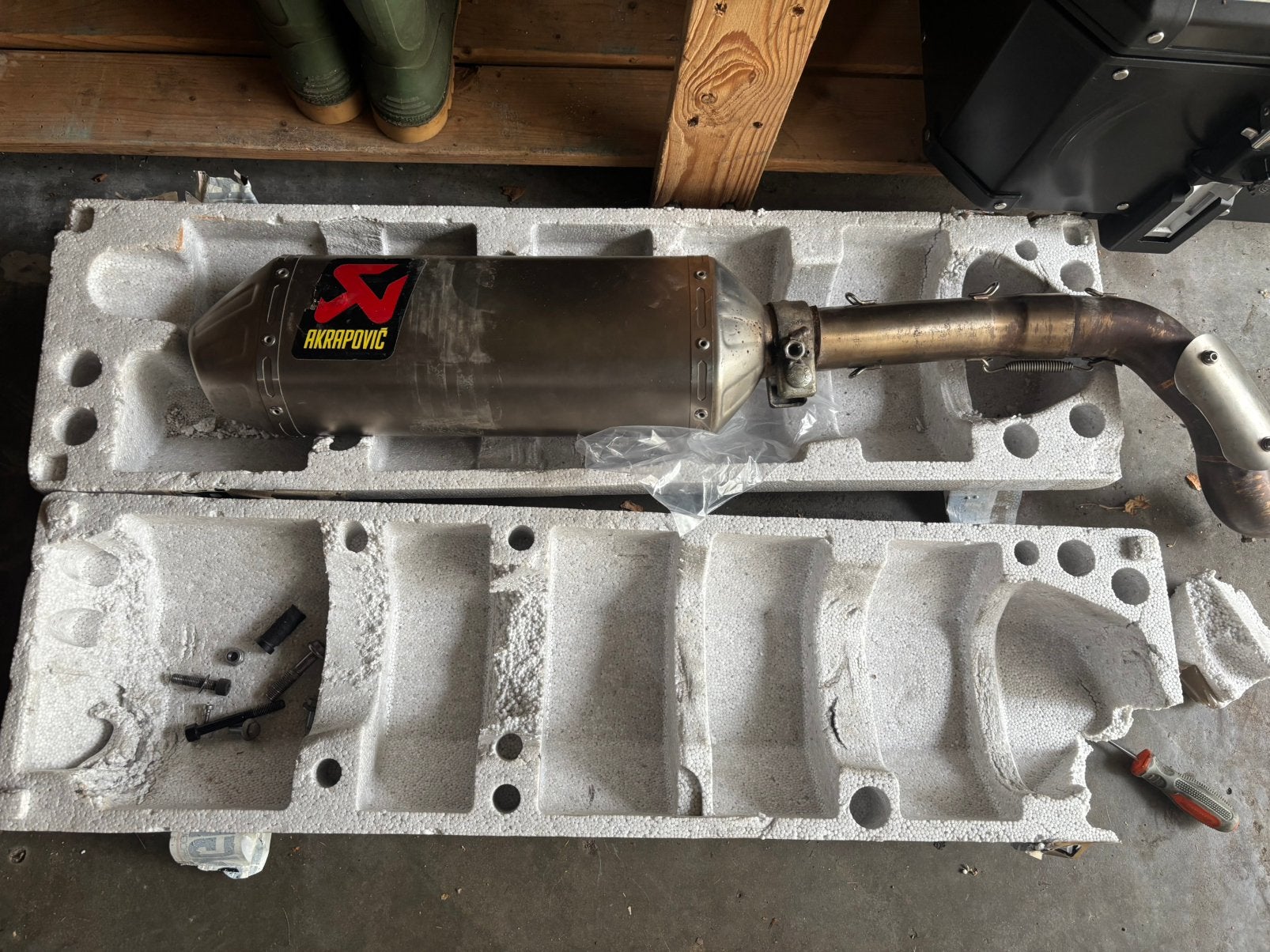 Yamaha Tenere 700 Akrapovic Uitlaat, Ophalen of Verzenden, Gebruikt