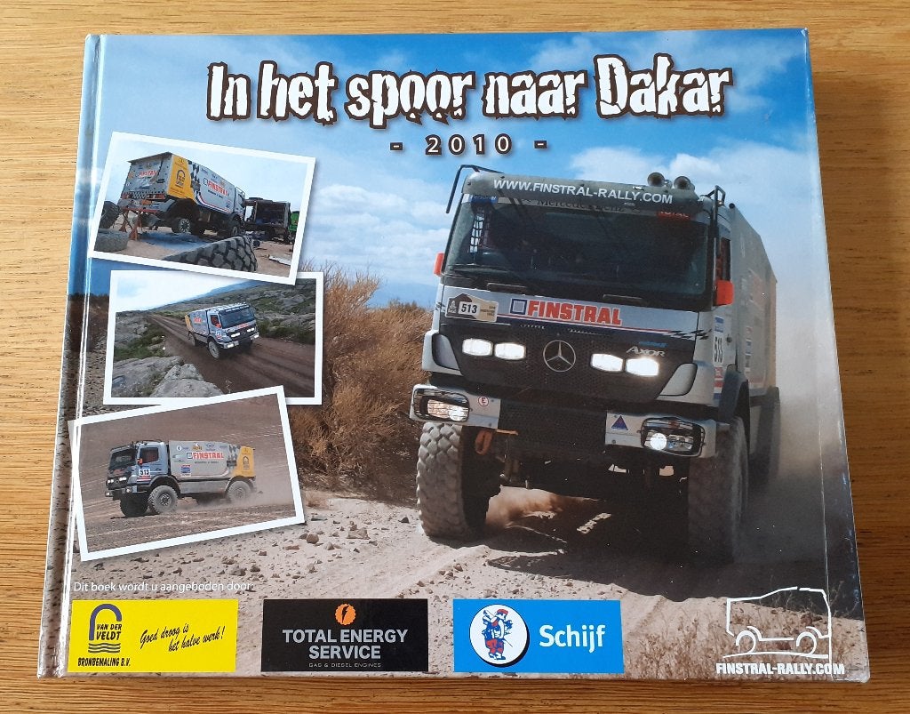 boek in het spoor naar dakar 2010, Boeken, Ophalen of Verzenden, Zo goed als nieuw, Algemeen
