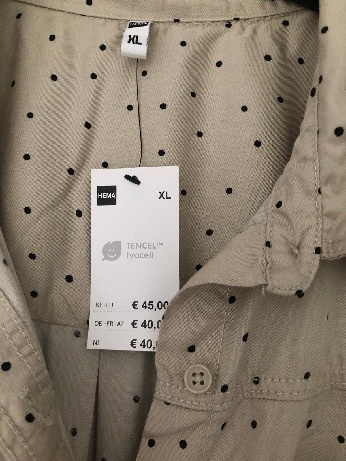 Nieuwe beige jurk Hema, Kleding | Dames, Jurken, Beige, Maat 46/48 (XL) of groter, Nieuw, Ophalen of Verzenden