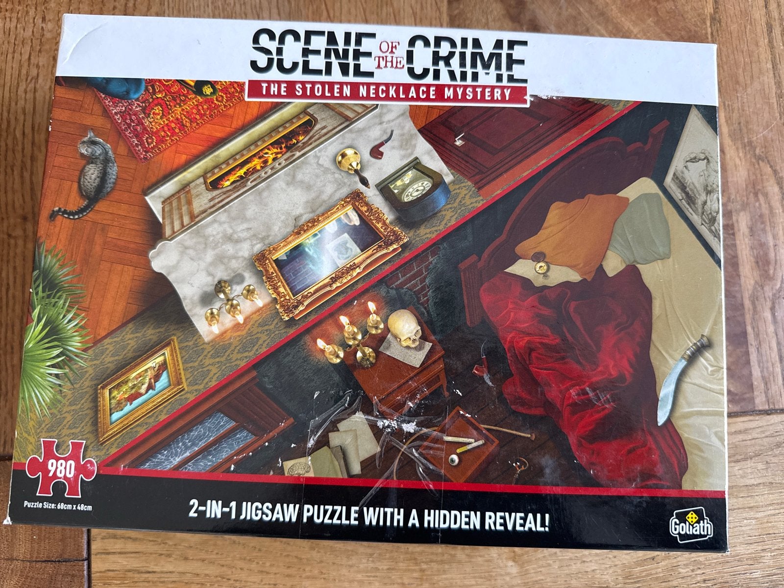 Scene of the Crime: The Stolen Necklace Mystery 980 stukjes, Kinderen en Baby's, Ophalen of Verzenden, Meer dan 50 stukjes, Zo goed als nieuw