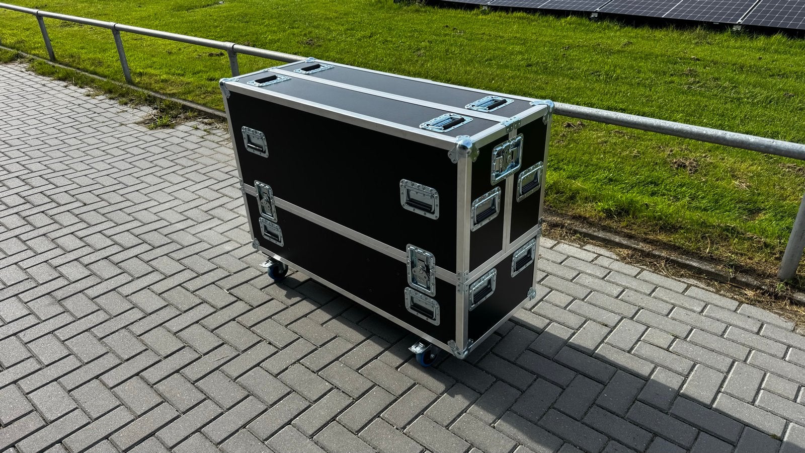 Professionele Flightcase voor TV Monitor 50inch Zwart NIEUW!, Ophalen, Nieuw, Tv en Weergevers