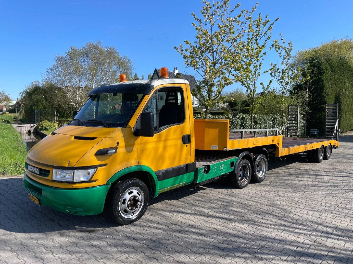Iveco Daily 35C17 35C17 jeep-as 14 ton - be oplegger jeeb-as, Gebruikt, 4 cilinders, Iveco, Origineel Nederlands