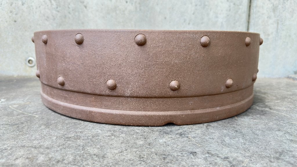YiXing China | Bonsai schaal pot Ø45x13cm (3*), Ophalen, Rond, Nieuw, Aardewerk