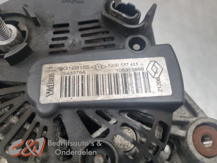 Dynamo van een Renault Kangoo, Gebruikt, -, Renault, -