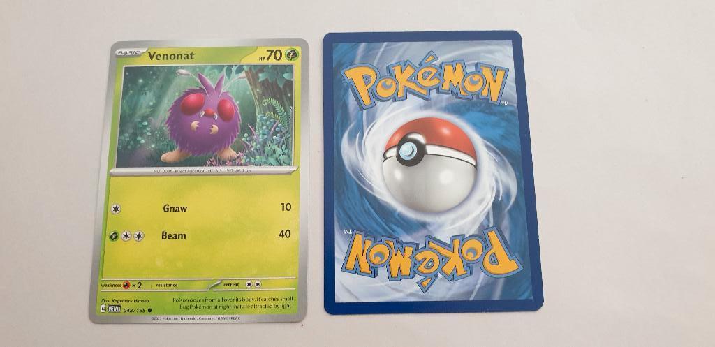 3357 pokemon venonat 48-165, Verzenden, Nieuw