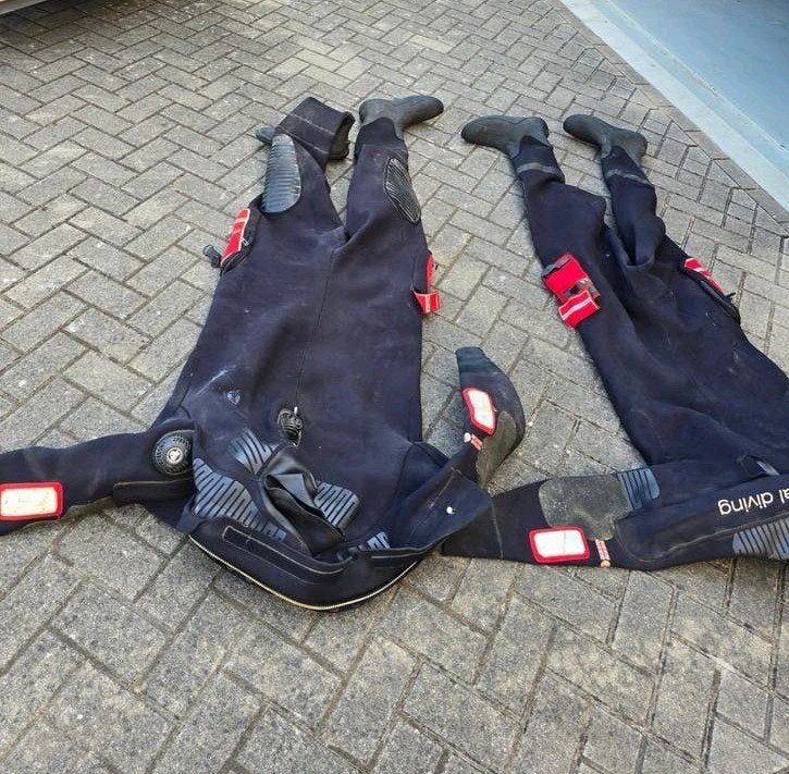Northern Diver Divemaster droogpak, herenmaat XXXLR., Watersport en Boten, Duiken, Ophalen, Gebruikt, Duikpak