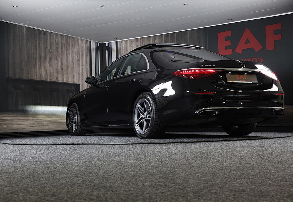 Mercedes-Benz S-klasse 580 e 4MATIC AMG Line / Head Up / Cha, Gebruikt, Zwart, Zwart, Bedrijf