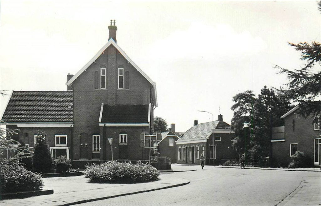 702-040-019 Scheemda Postkantoor, Verzamelen, Ansichtkaarten | Nederland, Verzenden, Voor 1920, Groningen