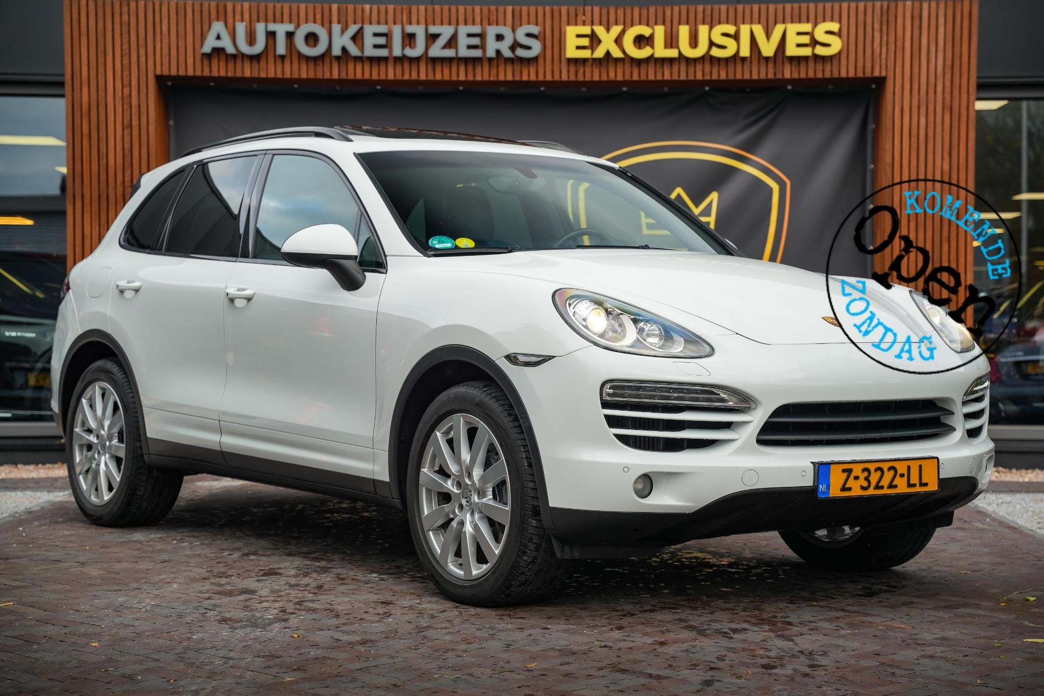 Porsche Cayenne 3.0 D BOSE Memory Schuifdak Luchtvering Crui, Auto's, Automaat, Gebruikt, 255 €/maand, Leder en Stof