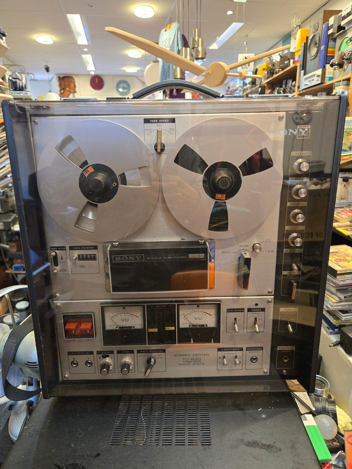 Sony stereo center TC-630 bandrecorder ongetest, Ophalen, Bandrecorder