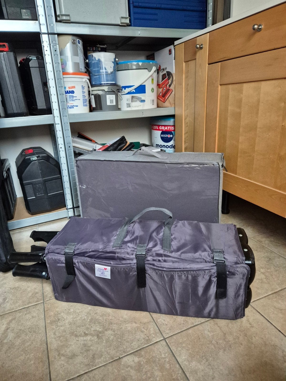 Prenatal campingbedje met Babypark matrasje, Ophalen, Zo goed als nieuw, Minder dan 140 cm, Matras