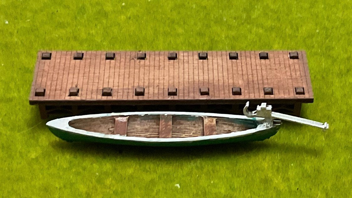 Longtailboot met aanleg steiger N spoor, Overige merken, Gelijkstroom, Overige typen, Nieuw