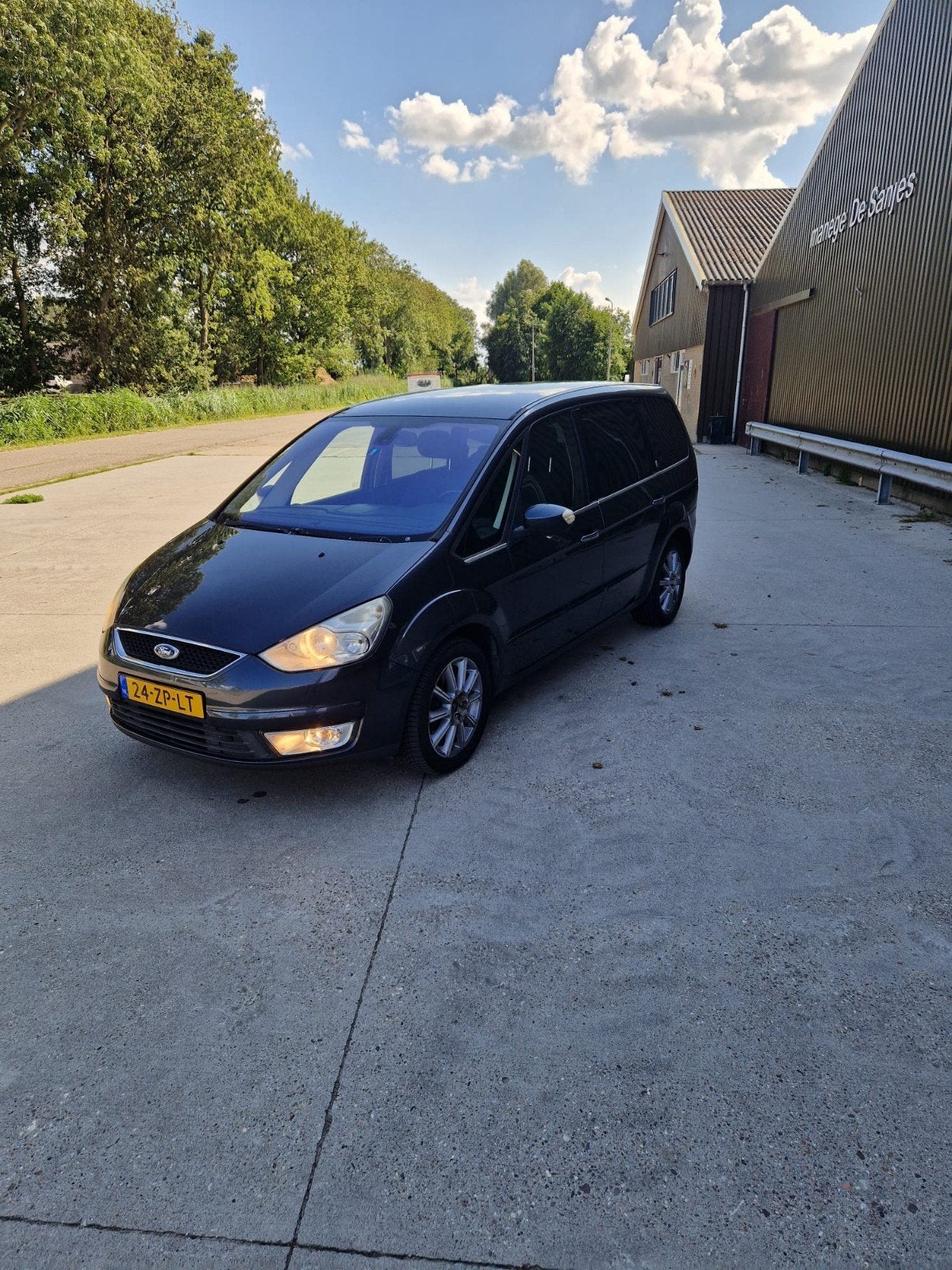 Ford Galaxy 2.0 16V 145pk 2008 Grijs 7 personen, Auto's, Ford, Voorwielaandrijving, 145 pk, Stof, Zwart