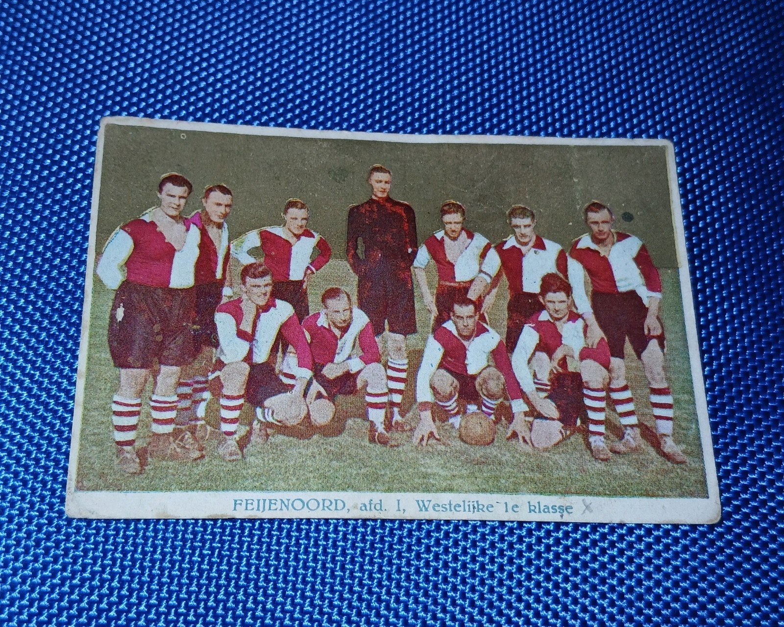 Voetbalplaatje Cordeal 1933 Feyenoord afd 1 West. 1e klasse, Ophalen of Verzenden, Zo goed als nieuw, Feyenoord, Poster, Plaatje of Sticker