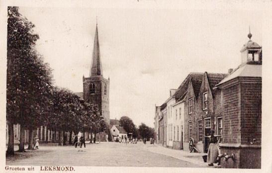 Leksmond, Groeten ; uitg. J. de Gruijter E&B 1915, Verzenden, Voor 1920, Gelopen, Zuid-Holland