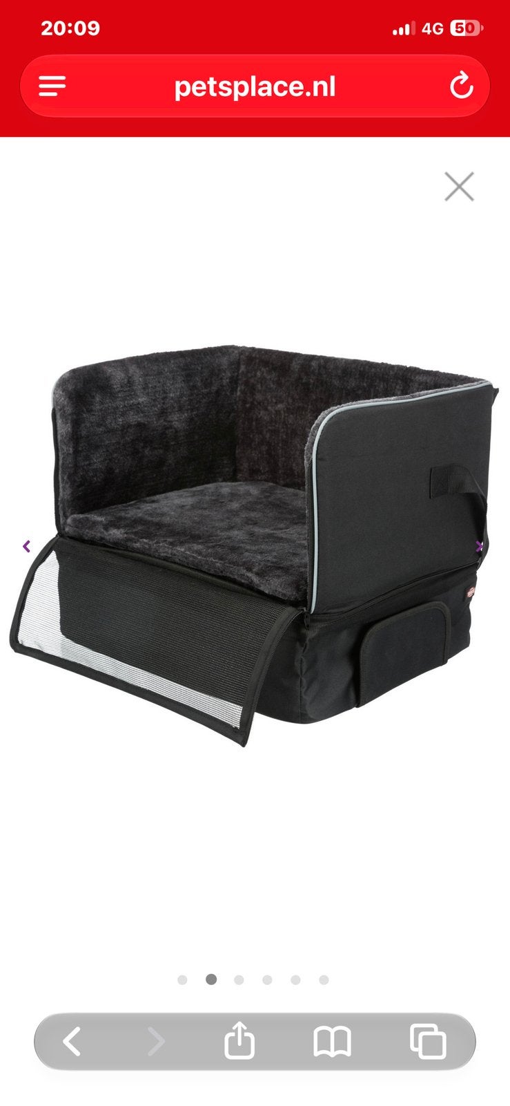 Auto stoelen voor honden, Ophalen