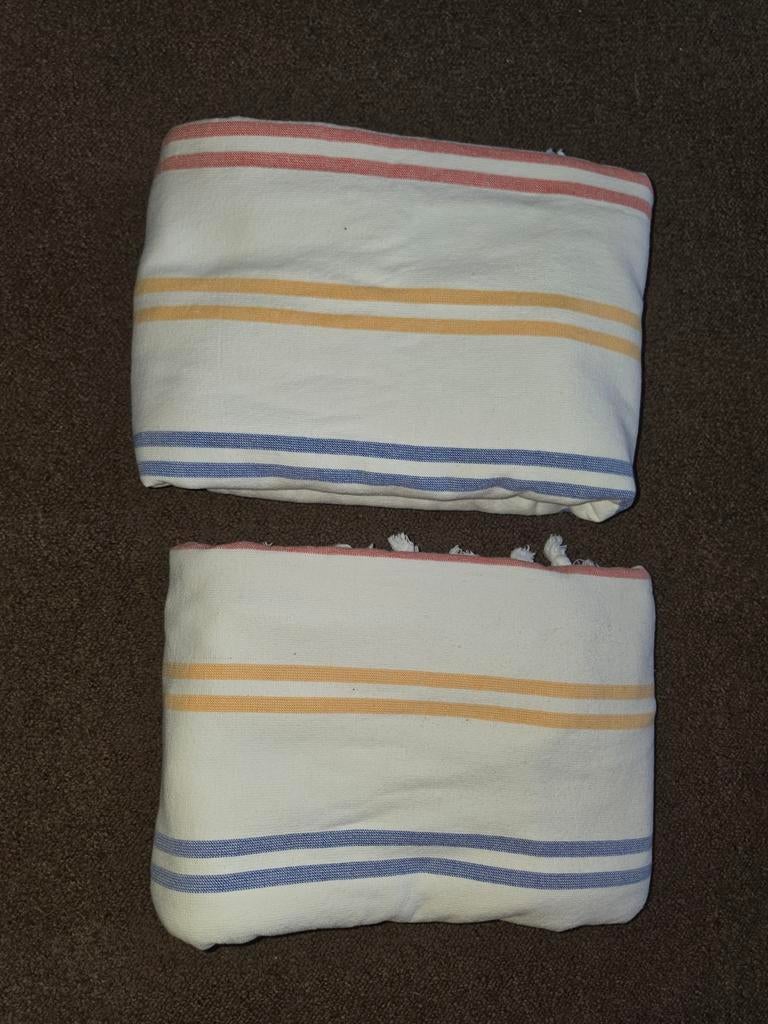 2 nieuwe Postcodeloterij Hamam Handdoeken (2 stuks), Ophalen of Verzenden, Nieuw, Handdoek