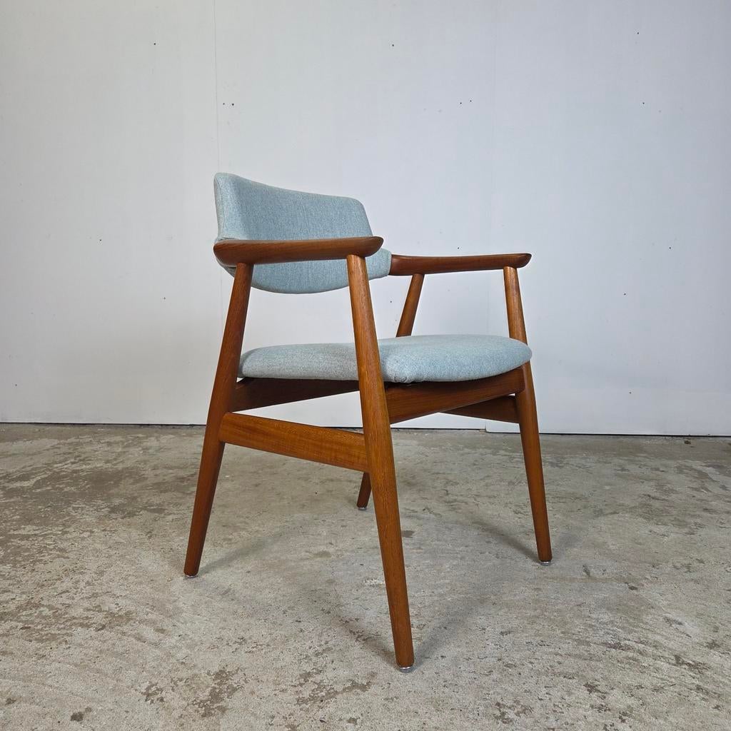 Glostrup, GM11 vintage jaren 60 Deense armstoel teak Scandi, Ophalen, Gebruikt, Overige kleuren, Glostrup