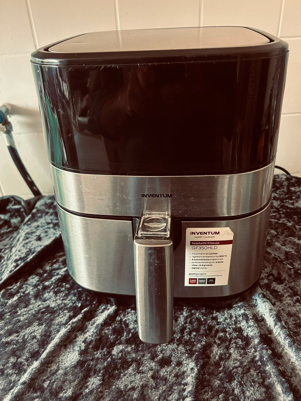 Goedewerkende inventum airfryer, Ophalen of Verzenden, Zo goed als nieuw, Airfryer