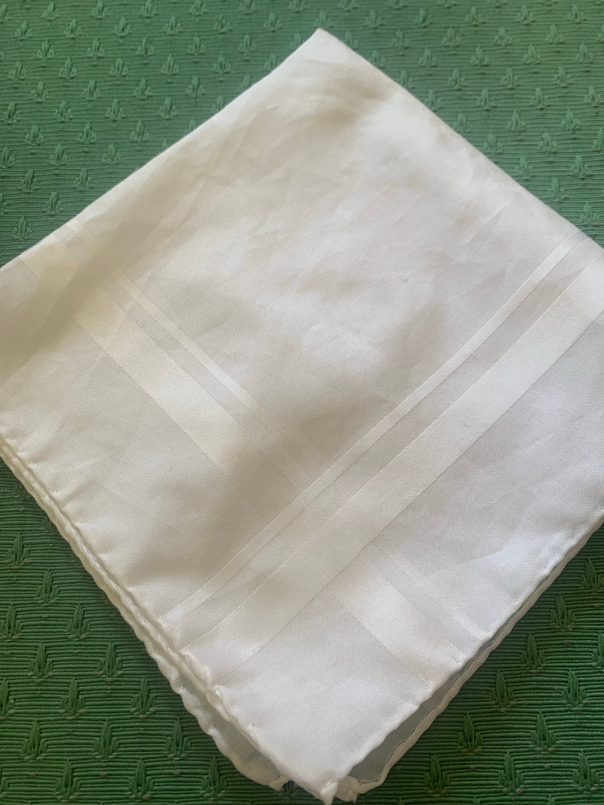Wit polyester pochet - 32 cm - Zo goed als nieuw, Ophalen of Verzenden, Zo goed als nieuw